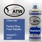 Preview: Chevrolet, Perfect Blue Pearl Metallic, WA824T / GNT: 400ml Sprühdose, von ATW Autoteile West.